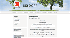 Desktop Screenshot of besdorf.de