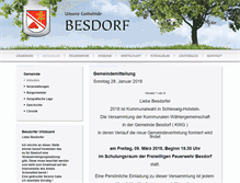 Tablet Screenshot of besdorf.de